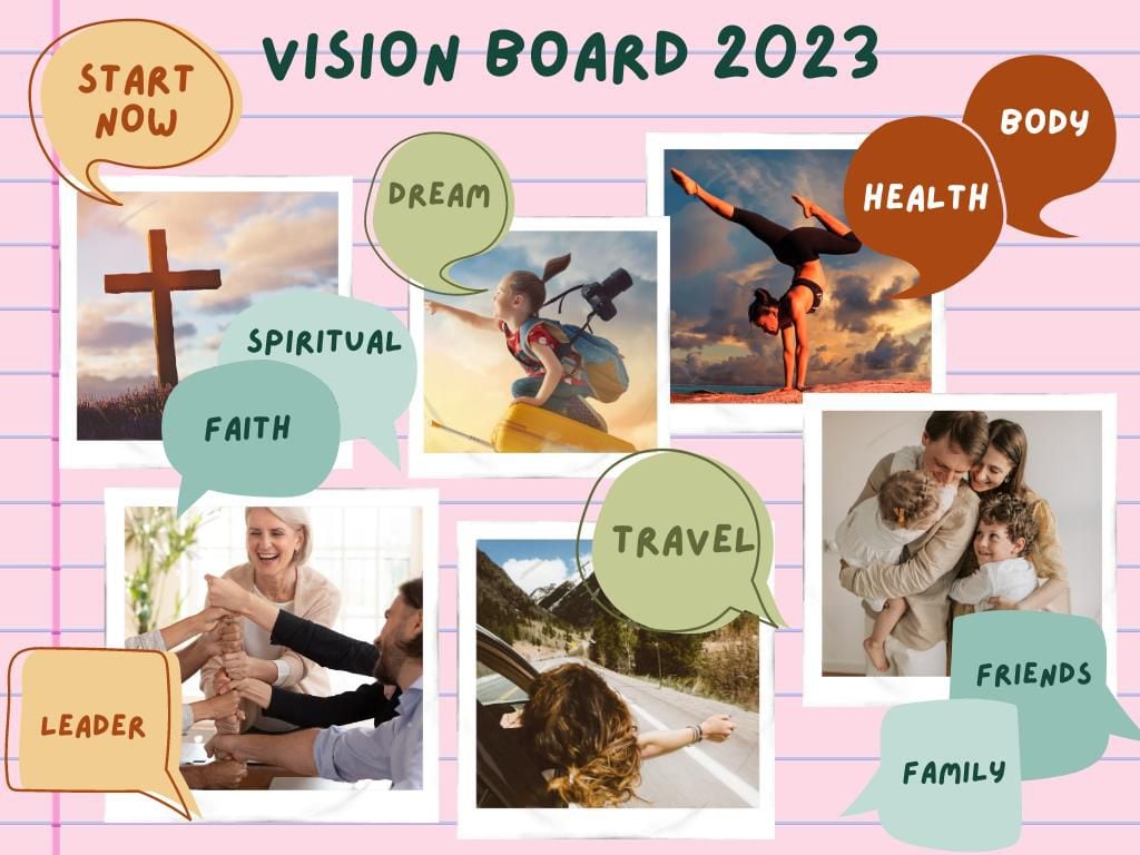 En este ejemplo se puede ver objetivos claros como viajes o familia.