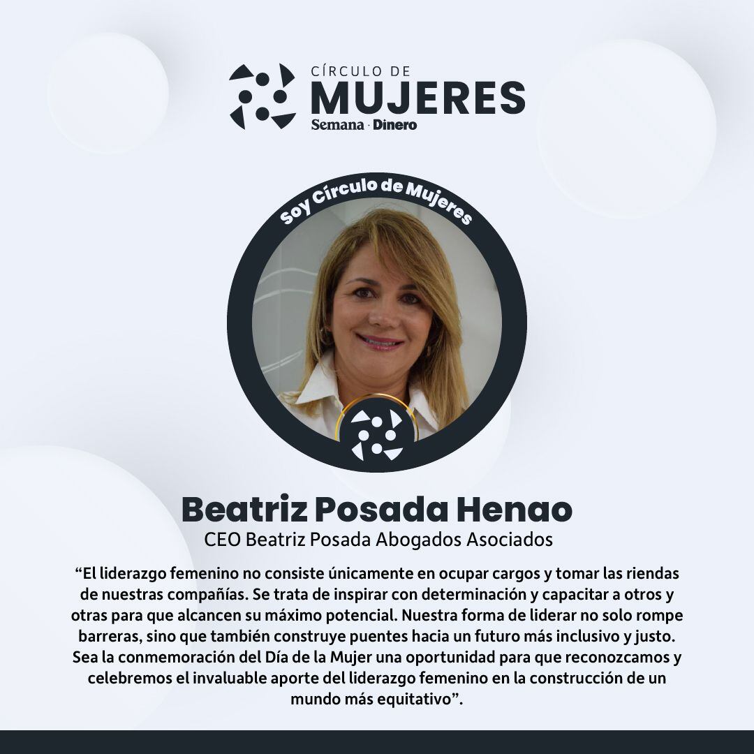 Beatriz Posada Henao, CEO Beatriz Posada Abogados Asociados