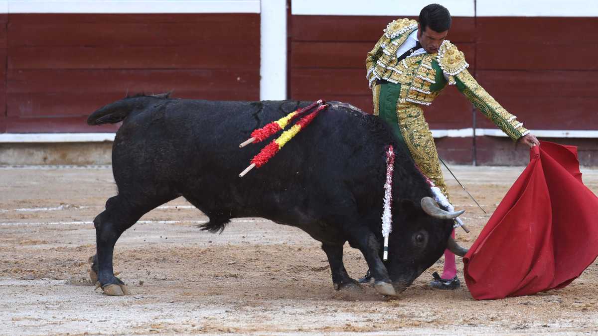 Emilio de Justo, torero español. Cali, 30 de diciembre de 2021.