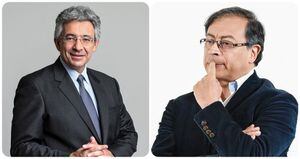 Enrique Gómez Martínez y Gustavo Petro