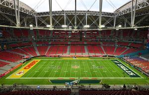 Este domingo 12 de febrero se disputará la final de la liga de fútbol americano de los Estados Unidos (NFL) Foto: AFP.