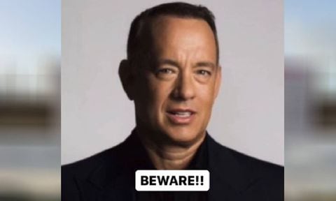 Tom Hanks, famoso actor de Hollywood denunció uso indebido de su imagen en un video creado con IA.