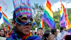 Marcha gay
Desfile del orgullo gay
Homosexuales
Gays
Transexuales
LGTBI
Bogota 2 junio 2017
Revista Semana
