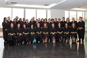 31 Magistrados posesionados a la fecha, tras la primer Sala Plena de la JEP
Magistrados de la Jurisdiccion Especial para la Paz
Bogota enero 18 2018
foto oficina de prensa JEP