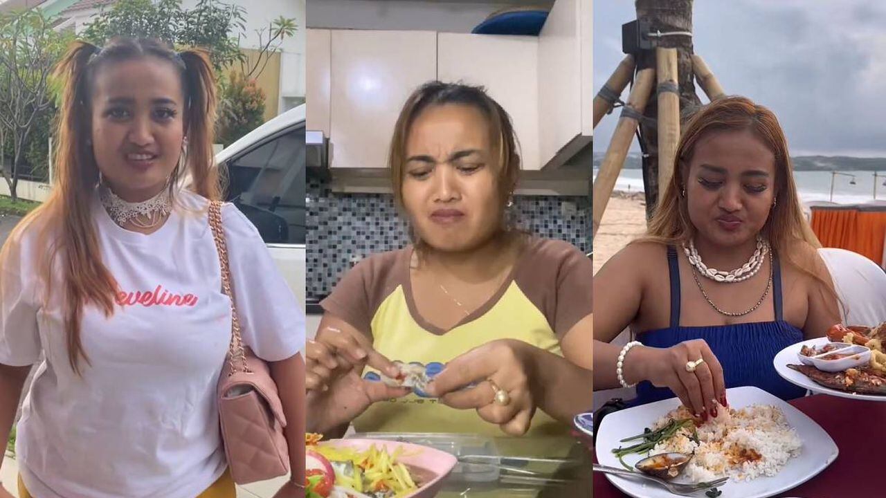 El video, que fue filmado en Bali, la mostraba probando babi guling, una popular comida callejera a base de arroz y trozos de cerdo asad