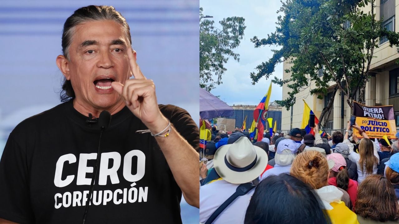 Gustavo Bolívar reacciona a las marchas.
