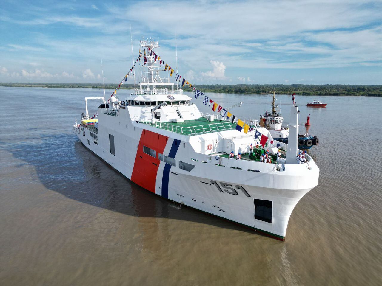 El buque científico ARC Simón Bolívar es la primera embarcación de estas características hecha en Colombia.