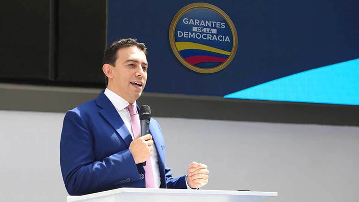 Alexánder Vega, registrador Nacional rindió una rueda de prensa en el marco del simulacro de preconteo de votos