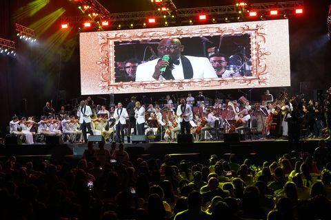 La agrupación caleña interpretó sus mejores canciones en un formato sinfónico, acompañados de la Orquesta Sinfónica Nacional de Colombia.