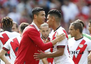 Falcao y Cristiano Ronaldo disputaron amistoso en Old Trafford