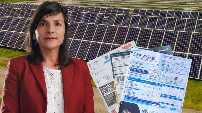 Irene Vélez, paneles solares facturas