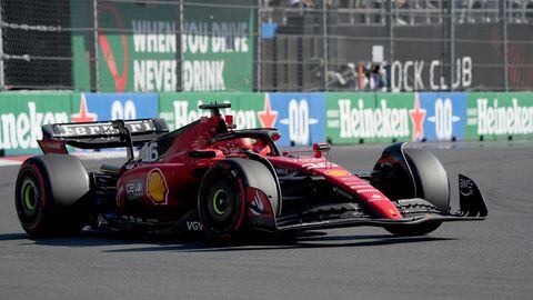 Charles Leclerc saldrá el 'la pole' en el GP de México.
