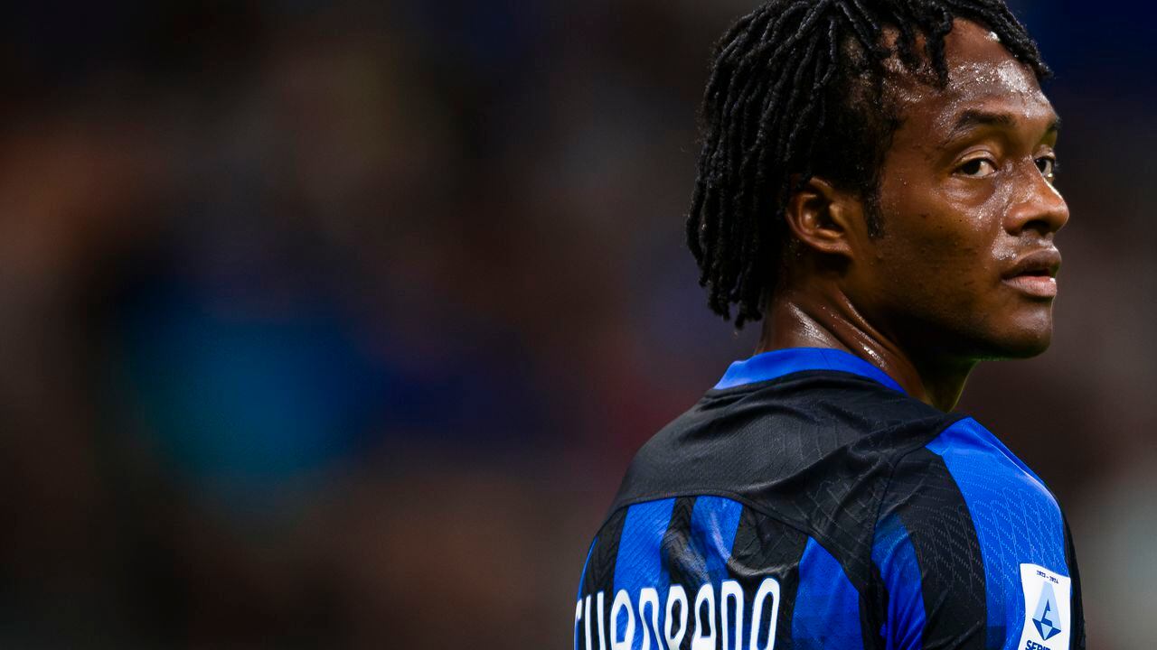 STADIO GIUSEPPE MEAZZA, MILAN, ITALY - 2023/08/19: Juan Cuadrado of FC Internazionale looks on during the Serie A football match between FC Internazionale and AC Monza. FC Internazionale won 2-0 over AC Monza. (Photo by Nicolò Campo/LightRocket via Getty Images)