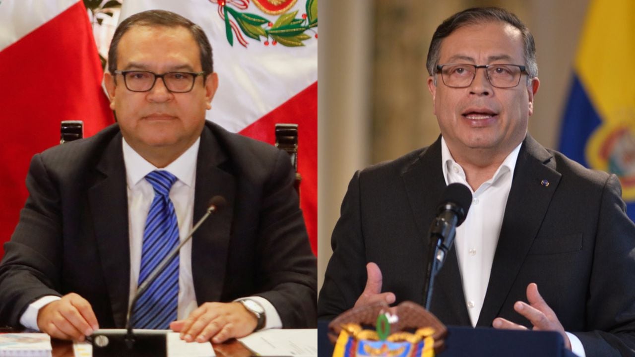 Alberto Otárola, presidente del consejo de ministros de Perú, arremete contra Gustavo Petro.