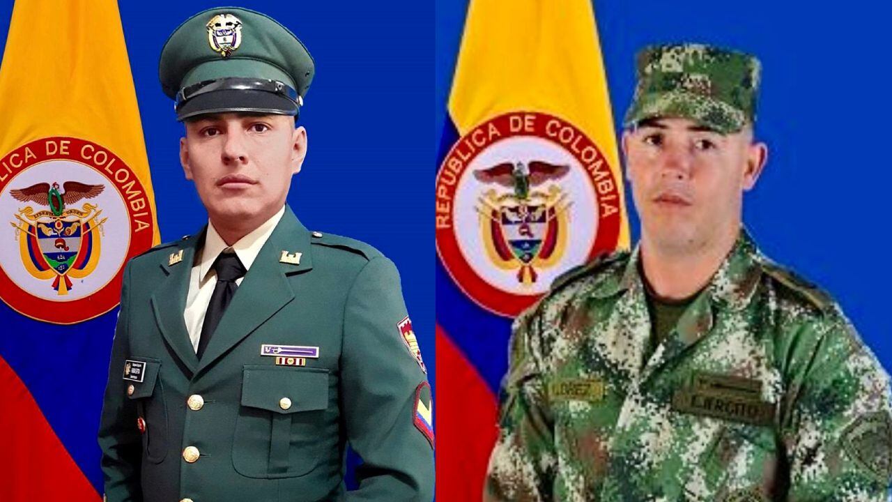 Según el Ejército Nacional, el sargento Fabián Espitia y el soldado Elvis Andrés Flórez, se encuentran desaparecidos. Fotos: Cortesía Semana
