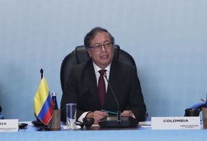 Presidente Gustavo Petro 
Conferencia internacional sobre el proceso político en Venezuela