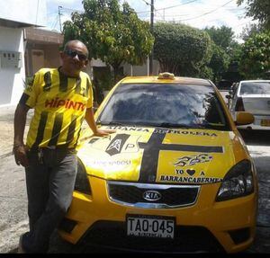 Fernando Sajonero tenía 59 años y era un reconocido taxista de Barrancabermeja.