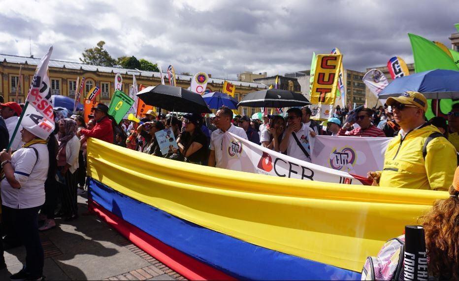 Marchas a favor del Gobierno de Gustavo Petro este jueves 20 de julio