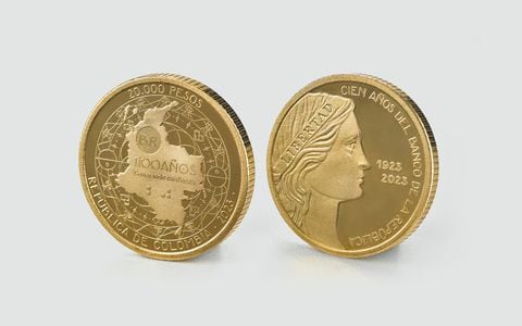 Nueva moneda de 20.000 del Banco de la República