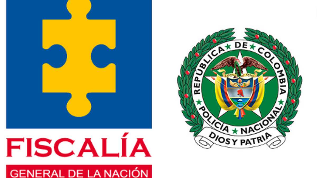 Logos de la Fiscalía y la Policía Nacional