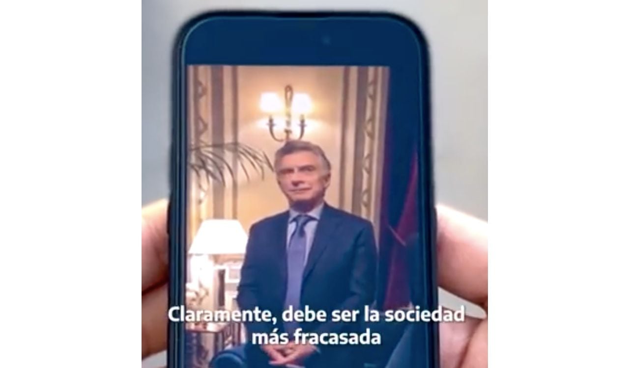 Alberto Fernández, presidente de Argentina, publicó el video de Macri donde habla mal de la democracia argentina