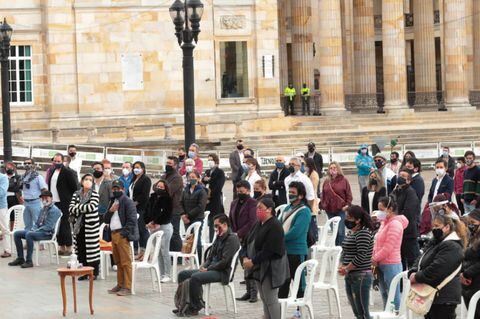 Evento de perdón y reconciliación organizado por la Alcaldía de Bogotá