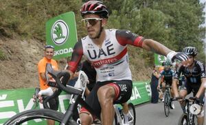 El colombiano sufrió la jornada 8 de la Vuelta a España