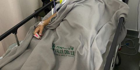 La paciente está internada en la Fundación Valle de Lili hace tres días.