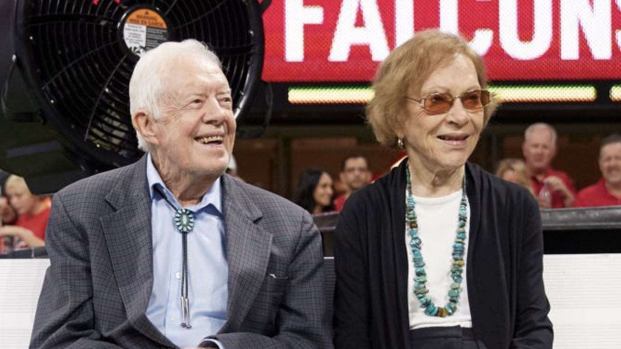 Rosalynn Carter, junto a su esposo, el expresidente de Estados Unidos Jimmy Carter.