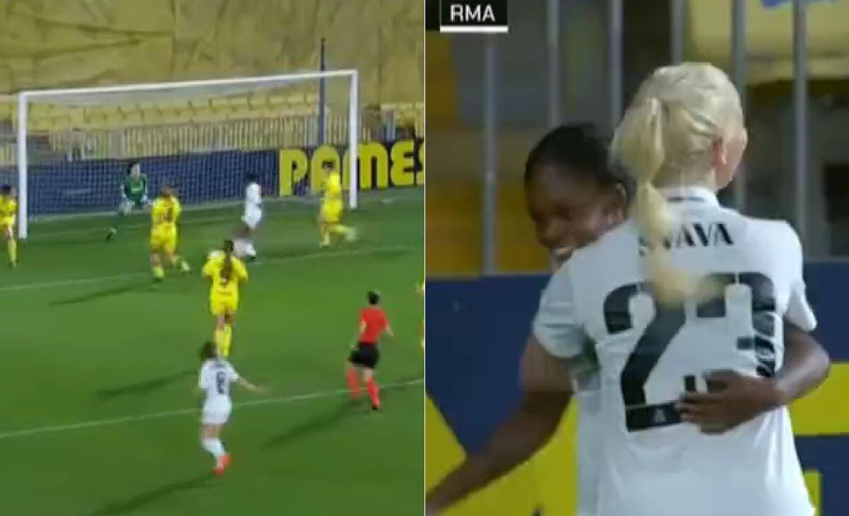 Linda Caicedo marcó su primer gol con Madrid.