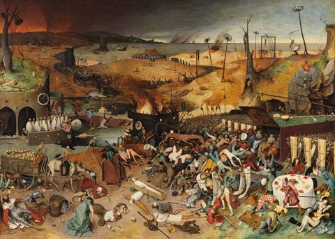 El triunfo de la muerte (Pieter Bruegel el VIejo, 1562). Wikimedia Commons / Museo del Prado