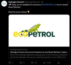 Ecopetrol - Consejo Mundial de Hidrógeno