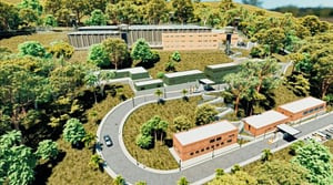 Diseño de la cárcel metropolitana de sindicados de Medellín.