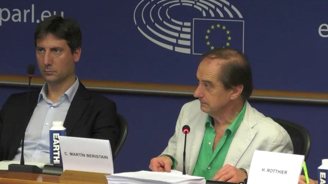 Carlos Martín Beristain, comisionado de la Comisión de la Verdad presenta el informe final ante el parlamento europeo