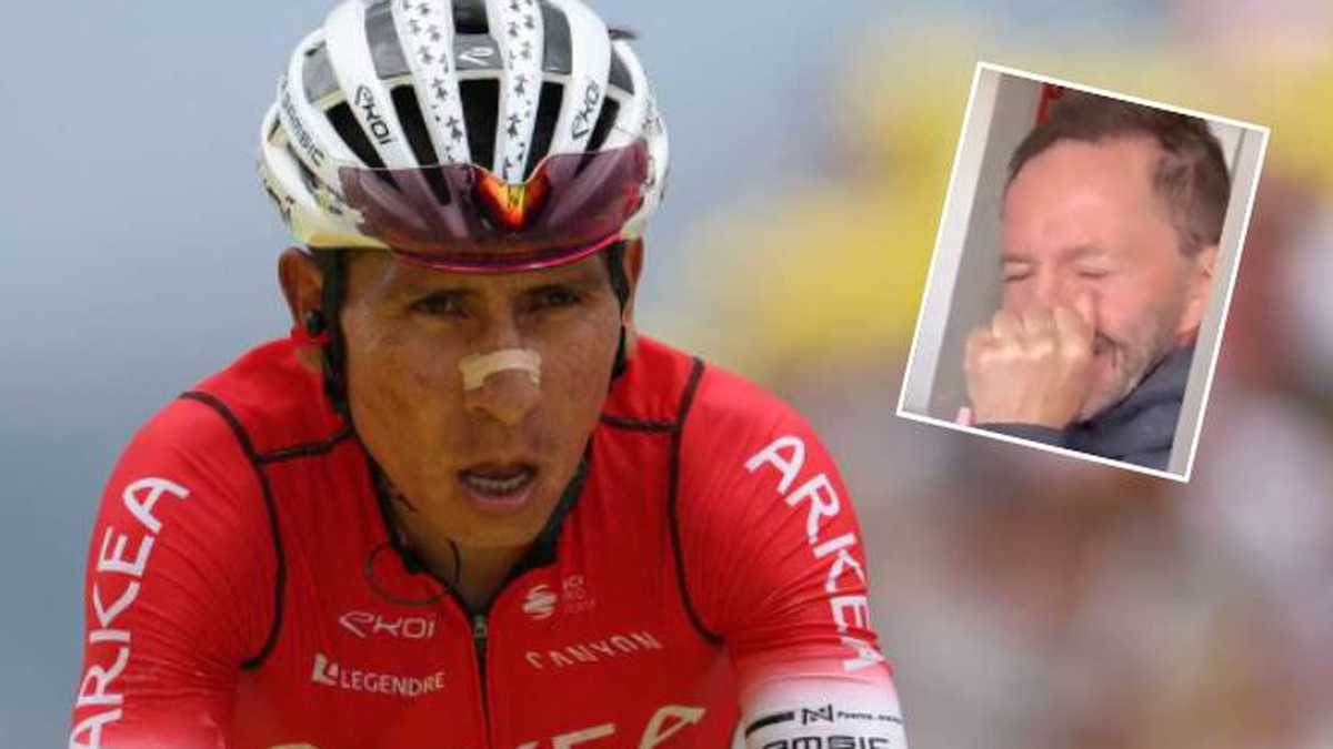 Nairo Quintana puso a sufrir a Pirry por la enorme etapa que hizo en el Tour de Francia 2022