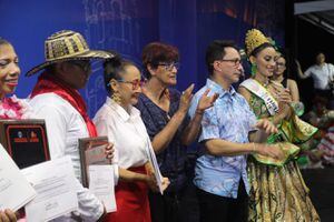 El reconocimiento llegó en el marco del Festival Nacional de la Cumbia.