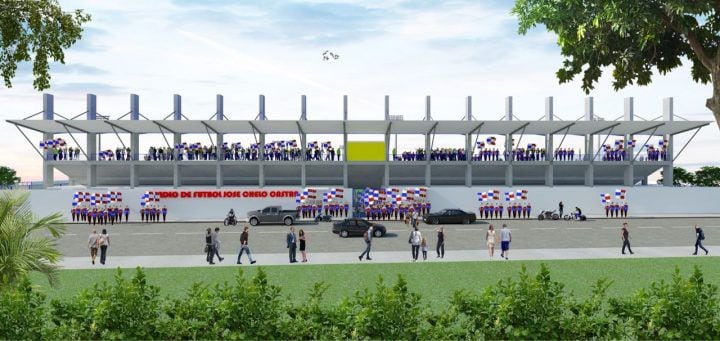 El estadio de fútbol José Chelo Castro de Aracataca debió inaugurarse en abril de 2019.