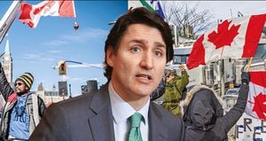 Durante dos semanas, los antivacunas han puesto en jaque la vida en Canadá, además de haberse convertido en un símbolo permanente de la derecha mundial. El primer ministro, Justin Trudeau, se encuentra en una encrucijada.