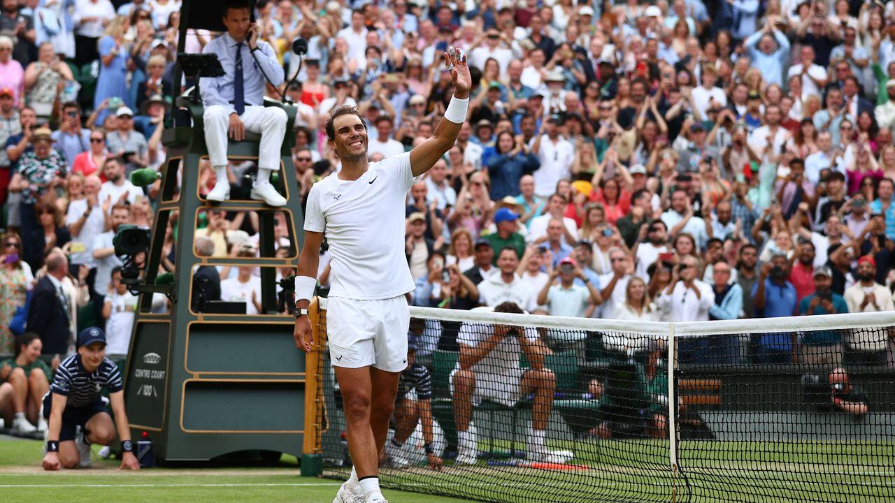 El español Rafael Nadal enfrentará a Nick Kyrgios en la siguiente ronda de Wimbledon