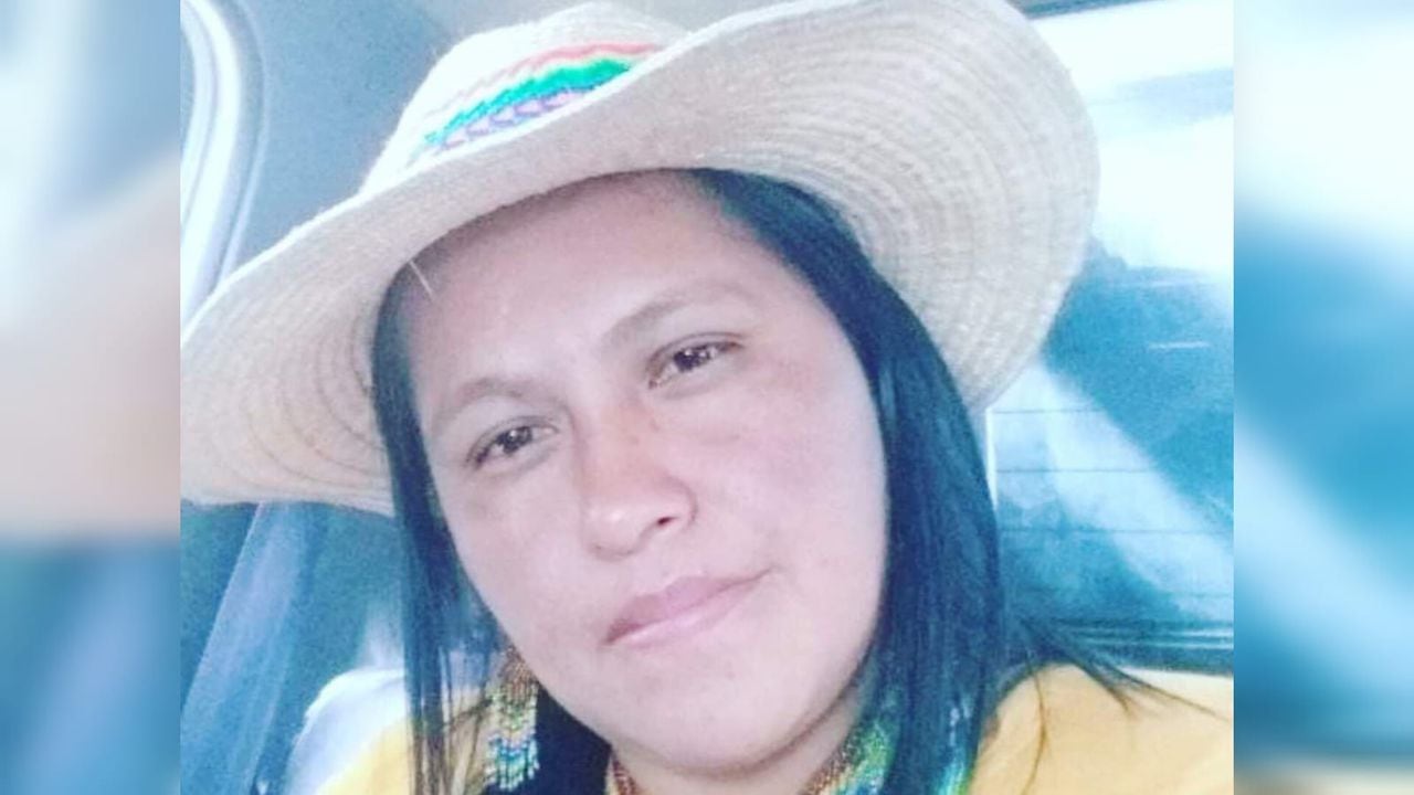 Sandra Liliana Peña, líder indígena asesinada.