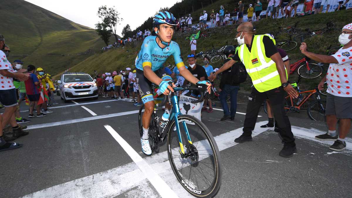 Harold Tejada en la etapa 8 del Tour de Francia 2020.