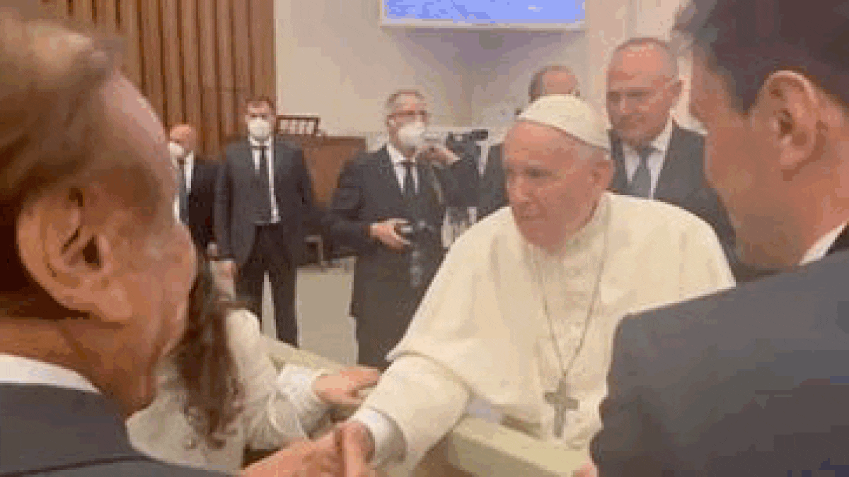 Encuentro entre el papa Francisco y Rodolfo Hernández