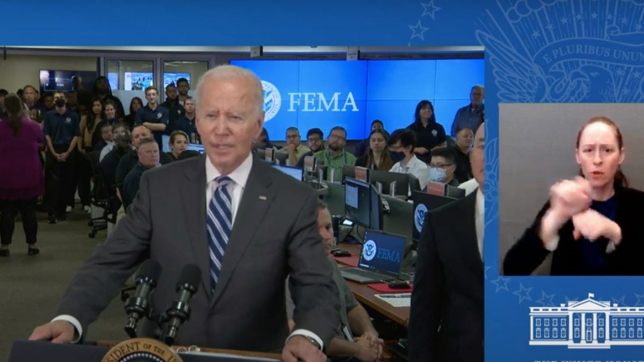 Joe Biden califica al huracán Ian como el más letal que haya pasado por Florida