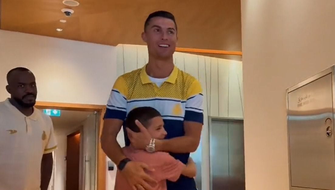 Cristiano Ronaldo cumplió sueño a niño sirio.