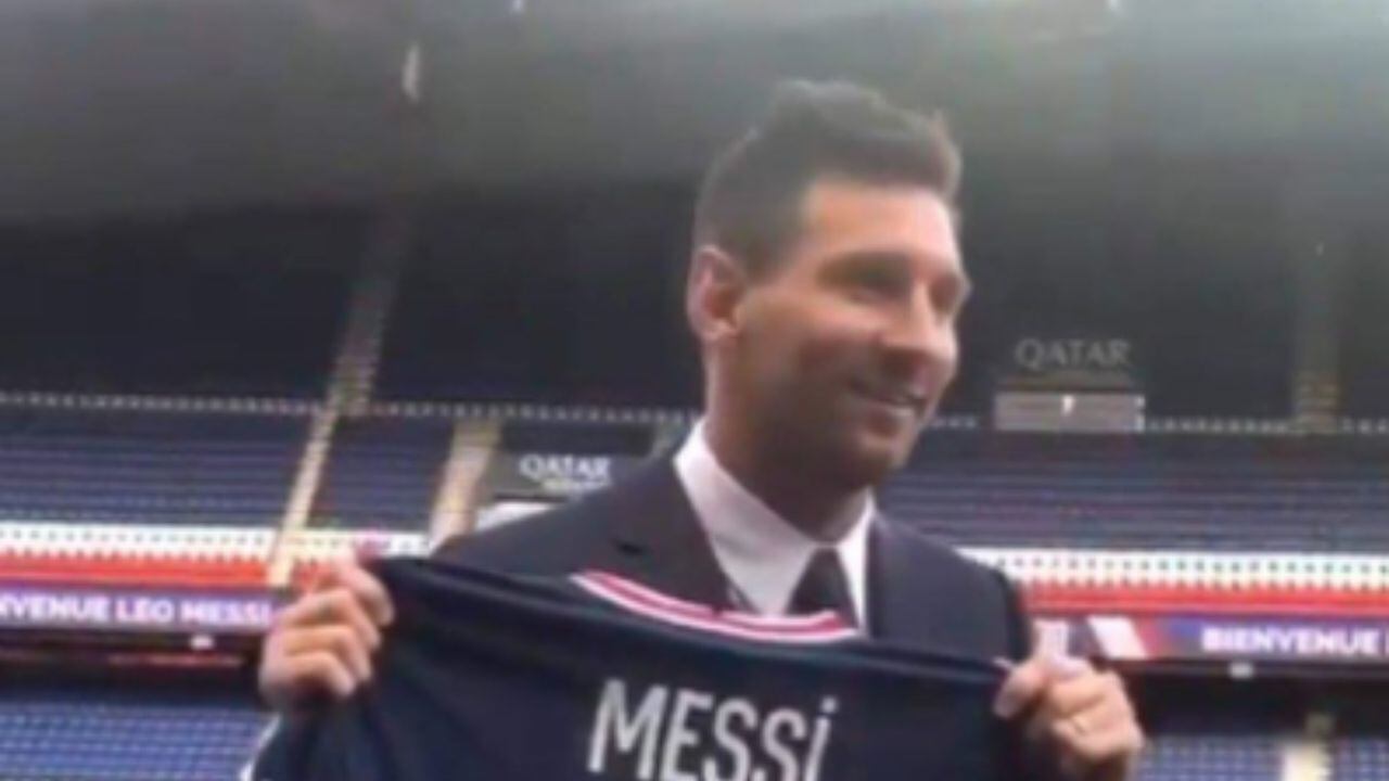 Lionel Messi, nuevo jugador del PSG. Foto: Twitter - @FabrizioRomano