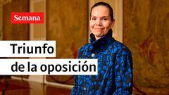 La oposición tumbó a un ministro del Gobierno Petro. Astrid Rodríguez presentó su renuncia
