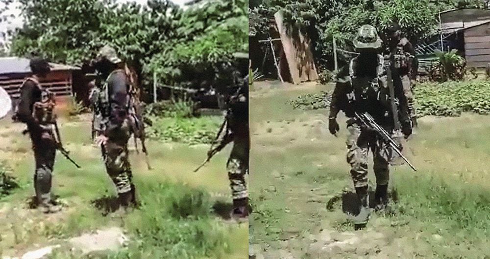       El pasado 11 de septiembre, militares disfrazados de disidentes de las Farc irrumpieron en la remota vereda Bocas del Manso. Los hechos quedaron registrados en video.