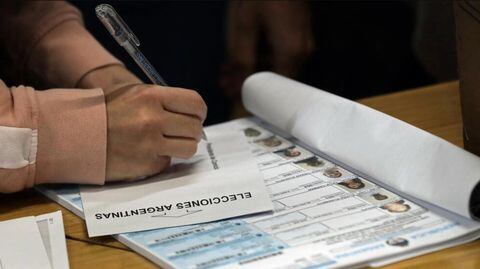 Imagen de archivo de las elecciones PASO en Argentina.