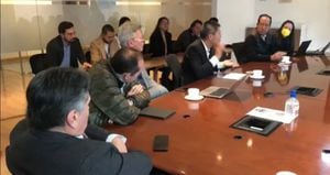 La comisión accidental Metro de Bogotá se reunió con el presidente del consorcio Metro Línea 1, Wu Yu.