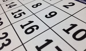 Imagen de referencia. Calendario, almanaque, días, días festivos.